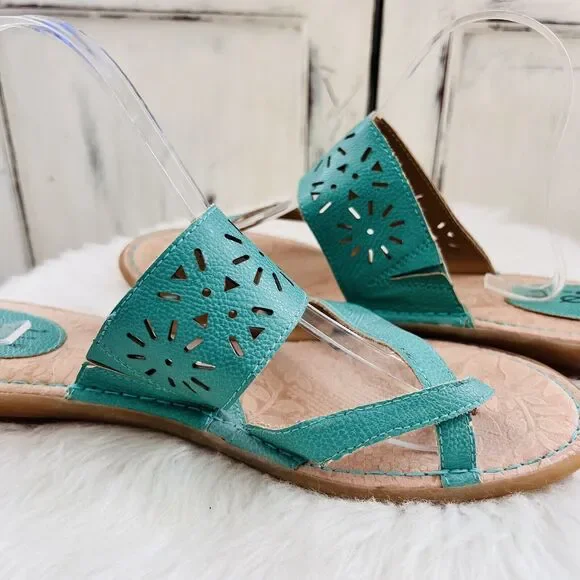 Born Teal Women's Sandals - Picture 4 of 8